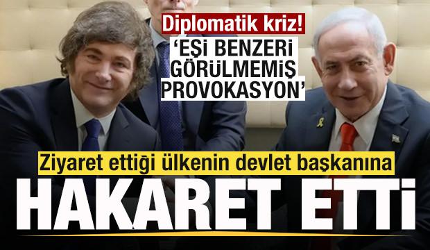 Se&ccedil;im &ouml;ncesi gittiği &uuml;lkenin devlet başkanına hakaret etti! Diplomatik krize neden oldu