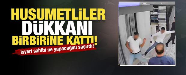 Sokaktaki kavga perdecide devam etti o anlar kameralara yansıdı...