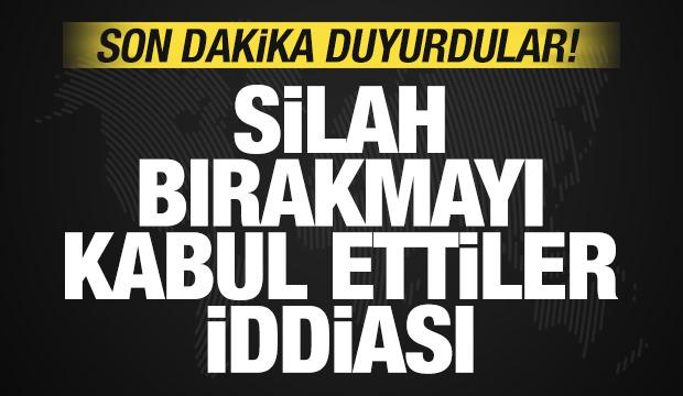 Son dakika duyurdular! Silah bırakmayı kabul ettiler! Bomba Hamas iddiası