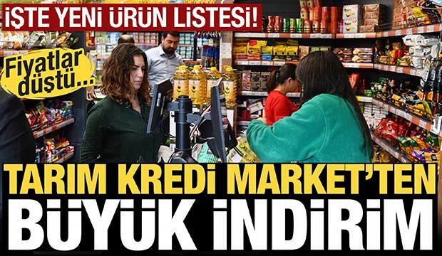 Tarım Kredi'de dev indirim! Fiyatlar d&uuml;şt&uuml;: İşte indirime giren b&uuml;t&uuml;n &uuml;r&uuml;nler! Tam liste