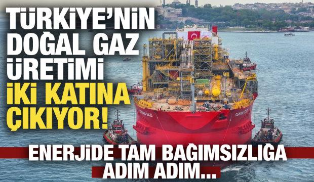 T&uuml;rkiye'nin doğal gaz &uuml;retimi iki katına &ccedil;ıkıyor: Artık yerli gaz kullanacaklar!