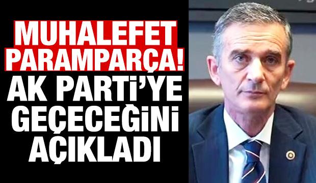 &Uuml;mit Dikbayır, AK Parti'ye ge&ccedil;eceğini a&ccedil;ıkladı