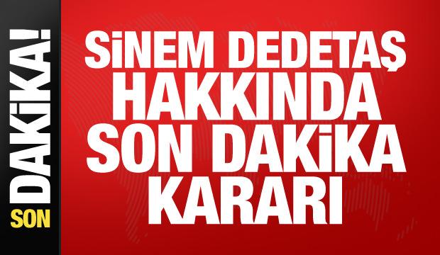 &Uuml;sk&uuml;dar Belediye Başkanı Sinem Dedetaş g&ouml;revden uzaklaştırıldı