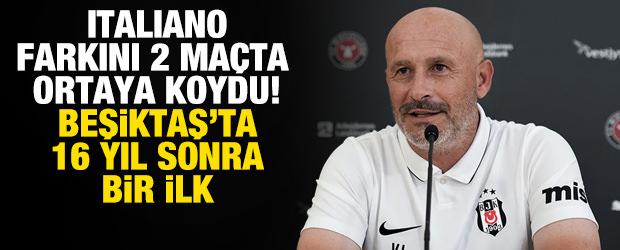 Vincenzo Italiano farkını ortaya koydu! Beşiktaş'ta 16 yıl sonra bir ilk