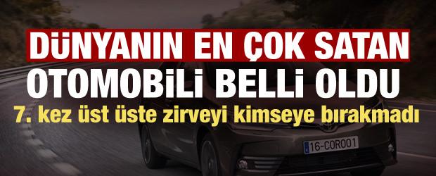 Zirvenin sahibi yine değişmedi: D&uuml;nyanın en &ccedil;ok satan otomobili belli oldu! 