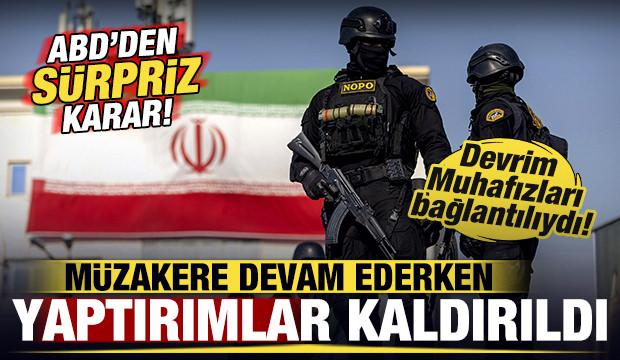 ABD'den s&uuml;rpriz karar! M&uuml;zakereler devam ederken yaptırımlar kaldırıldı!