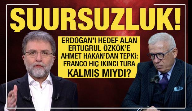 Ahmet Hakan, Ertuğrul &Ouml;zk&ouml;k'e sordu: Franco hi&ccedil; ikinci tura kalmış mıydı?