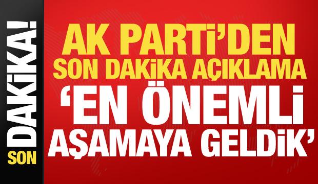 AK Parti'de MKYK toplandı! &Ouml;mer &Ccedil;elik a&ccedil;ıklamalarda bulunuyor