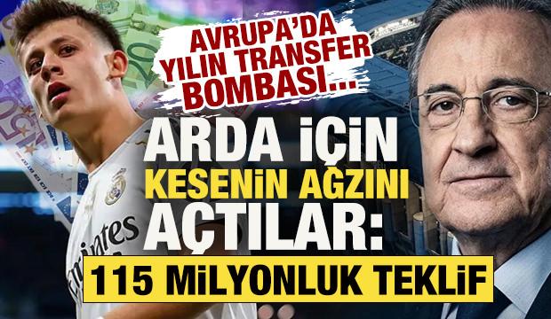 Avrupa'da yılın transfer bombası patlayabilir! Arda G&uuml;ler i&ccedil;in 115 milyon euroluk teklif