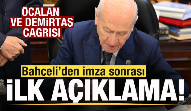 Bah&ccedil;eli'den son dakika Demirtaş ve &Ouml;calan a&ccedil;ıklaması