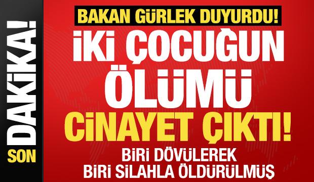 Bakan G&uuml;rlek a&ccedil;ıkladı: İki faili me&ccedil;hul cinayet daha aydınlatıldı!