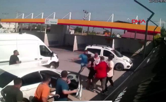 Başpehlivan Serhat Elvan akaryakıt istasyonunda darbedildi