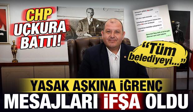 CHP u&ccedil;kura battı! İlkay &Ccedil;i&ccedil;ek'in yasak aşkına iğren&ccedil; mesajları ifşa oldu: T&uuml;m belediyeyi..