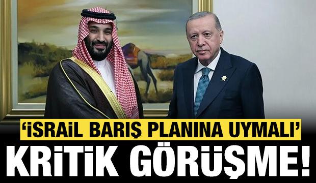 Cumhurbaşkanı Erdoğan, Suudi Prens Selman ile g&ouml;r&uuml;şt&uuml;