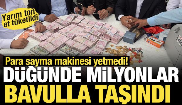 D&uuml;ğ&uuml;ne para sayma makinesi kuruldu! 20 milyon TL para kilolarca altın takıldı