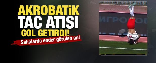 Futbol sahalarında ender g&ouml;r&uuml;len fantastik an...