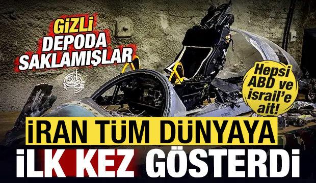 İran t&uuml;m d&uuml;nyaya ilk kez g&ouml;sterdi! Gizli depo saklamışlar! Hepsi ABD ve İsrail'e ait
