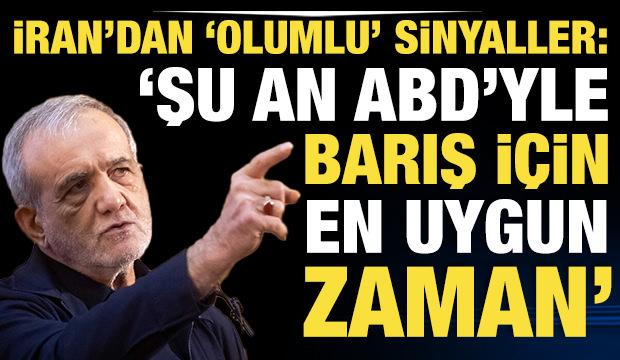 İran'dan 'olumlu' sinyaller: 'Şu an bir anlaşma i&ccedil;in en uygun zaman'