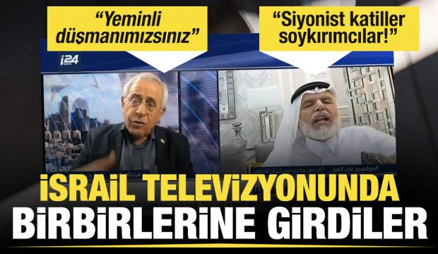 İsrail televizyonunda birbirlerine girdiler: Bizim yeminli d&uuml;şmanımızsınız, katiller