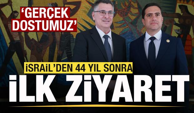 İsrail'den 44 yıl sonra ilk ziyaret! 'Ger&ccedil;ek dostumuz' mesajı
