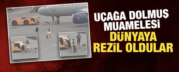 Ka&ccedil;ırdıkları u&ccedil;ağa yetişmek i&ccedil;in aprona koştular