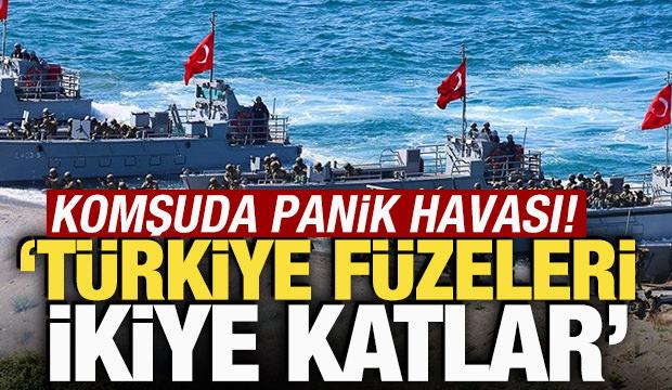 Komşuda panik havası! "T&uuml;rkiye f&uuml;zeleri ikiye katlar"