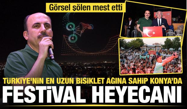 Konya Bisiklet Festivali&rsquo;nin a&ccedil;ılışı coşkuyla ger&ccedil;ekleşti