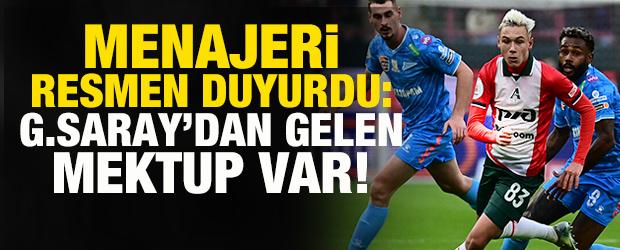 Menajer, Rus yıldız i&ccedil;in konuştu: Galatasaray'dan gelen mektup var!