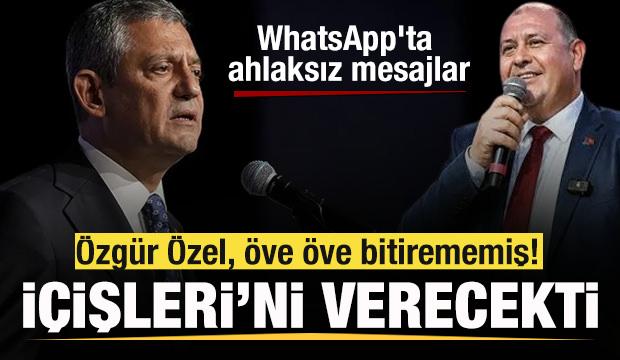&Ouml;zg&uuml;r &Ouml;zel, İ&ccedil;işleri'ni İlkay &Ccedil;i&ccedil;ek'e verecekti! WhatsApp'ta ahlaksız mesajlar