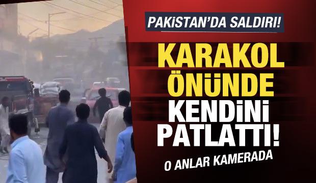 Pakistan'da polis karakolu &ouml;n&uuml;ndeki patlamada 14 kişi hayatını kaybetti