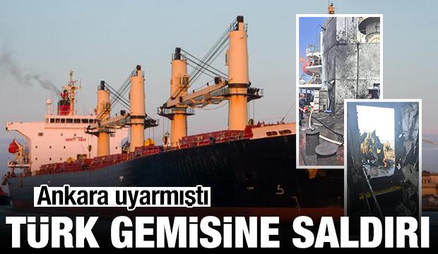 Rusya a&ccedil;ıklarında T&uuml;rk gemisine İHA saldırısı