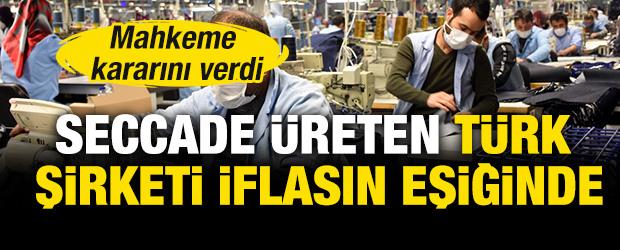 Seccade &uuml;reten T&uuml;rk şirketi iflasın eşiğinde: Mahkeme kararını verdi