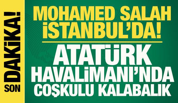 Son dakika: Mohamed Salah, Trabzonspor i&ccedil;in İstanbul'a geldi