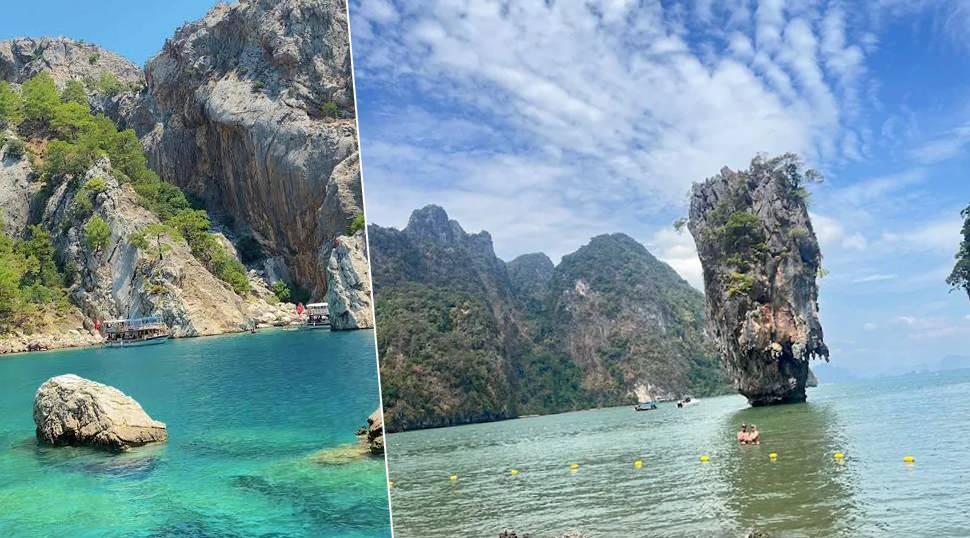 Tayland'daki James Bond Adası'nı andıran koy Antalya'da: Sadece denizden ulaşılabiliyor