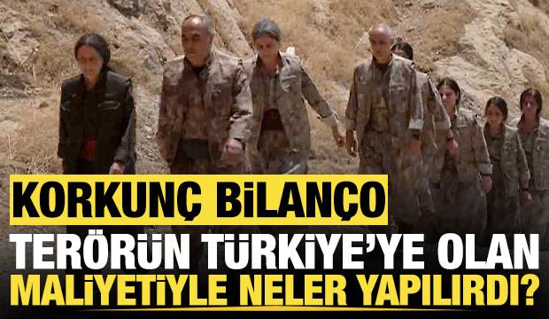 Ter&ouml;r&uuml;n T&uuml;rkiye'ye maliyeti 2,3 trilyon dolar: Bu parayla neler yapılabilirdi?
