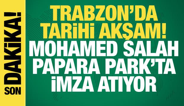 Trabzon'da tarihi akşam! Salah binlerce kişinin &ouml;n&uuml;nde imza atıyor