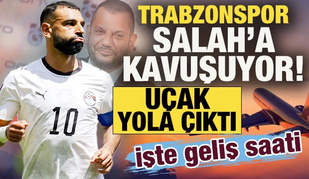 Trabzonspor, Salah'a kavuşuyor! U&ccedil;ak yola &ccedil;ıktı: İşte geliş saati