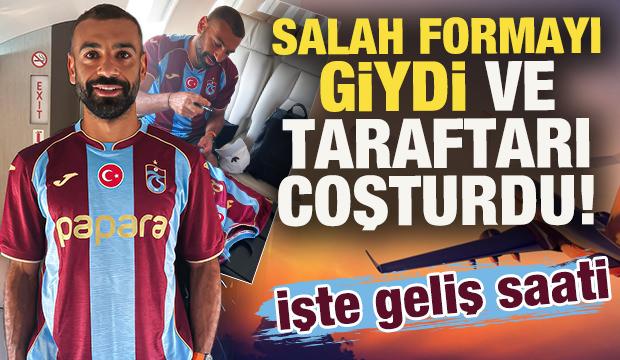 Trabzonspor, Salah'a kavuşuyor! U&ccedil;ak yola &ccedil;ıktı: İşte geliş saati