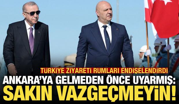 T&uuml;rkiye ziyareti Rumları endişelendirdi: Sakın vazge&ccedil;meyin!