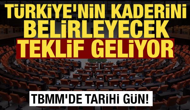 T&uuml;rkiye'de tarihi g&uuml;n! 12 maddelik &ccedil;er&ccedil;eve yasa bug&uuml;n Meclis'e sunuluyor
