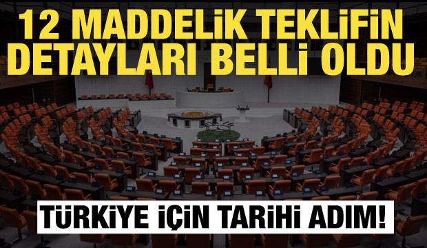 T&uuml;rkiye'de tarihi g&uuml;n! 12 maddelik &ccedil;er&ccedil;eve yasa bug&uuml;n Meclis'e sunuluyor