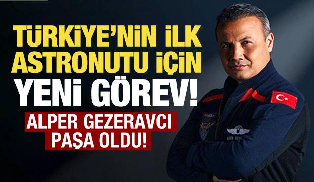 T&uuml;rkiye'nin ilk astronotu Alper Gezeravcı tuğgeneralliğe terfi etti