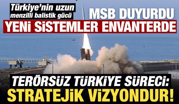 T&uuml;rkiye&rsquo;nin uzun menzilli balistik g&uuml;c&uuml;... MSB duyurdu: TSK'ya yeni Tayfun sistemleri!