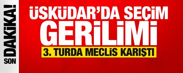 &Uuml;sk&uuml;dar Belediyesi'nde se&ccedil;im gerilimi! AK Parti'nin oyu arttı, CHP itiraz etti