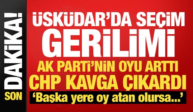 &Uuml;sk&uuml;dar Belediyesi'nde se&ccedil;im gerilimi! AK Parti'nin oyu arttı, CHP itiraz etti
