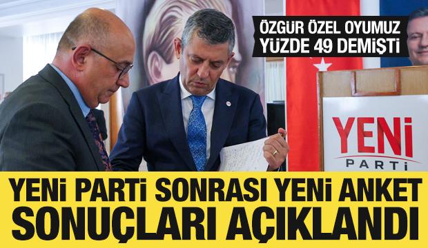 Yeni Parti sonrası yeni anket: CHP'nin oyları b&ouml;l&uuml;nd&uuml;