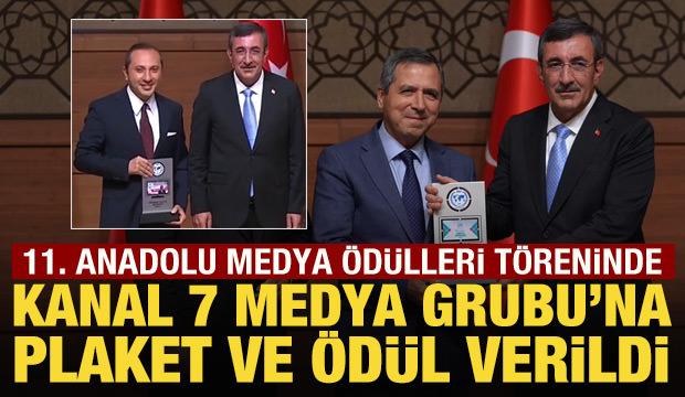 &ldquo;11. Anadolu Medya &Ouml;d&uuml;lleri&rdquo; sahiplerini buldu: Kanal 7 Medya Grubu'na plaket ve &ouml;d&uuml;l