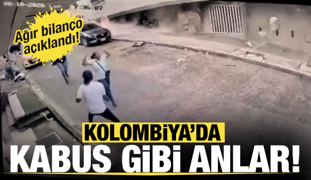 7,4 l&uuml;k depremde bina saniyeler i&ccedil;inde yerle bir oldu