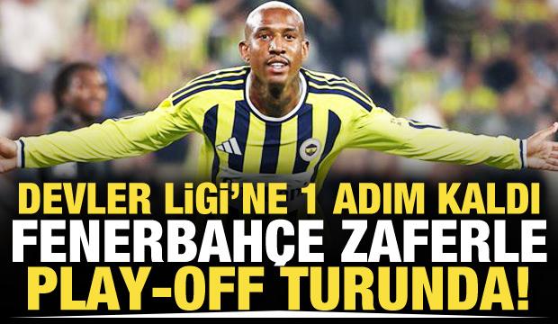 Devler Ligi'ne 1 adım kaldı! Fenerbah&ccedil;e zaferle play-off turunda