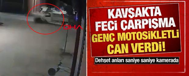 Ankara'daki &ouml;l&uuml;ml&uuml; kazanın g&uuml;venlik kamerası g&ouml;r&uuml;nt&uuml;leri ortaya &ccedil;ıktı
